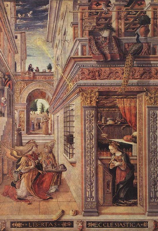 CRIVELLI, Carlo Annunciation with St Emidius fg